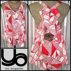 Ya Los Angeles Ruffle Razorback Sleeveless tank top